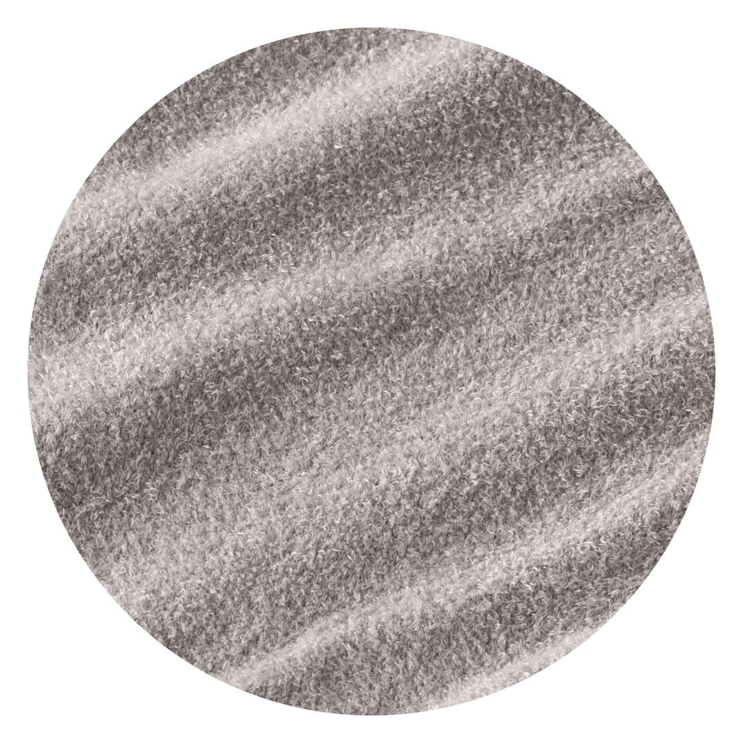 Dove Gray fleece swatch