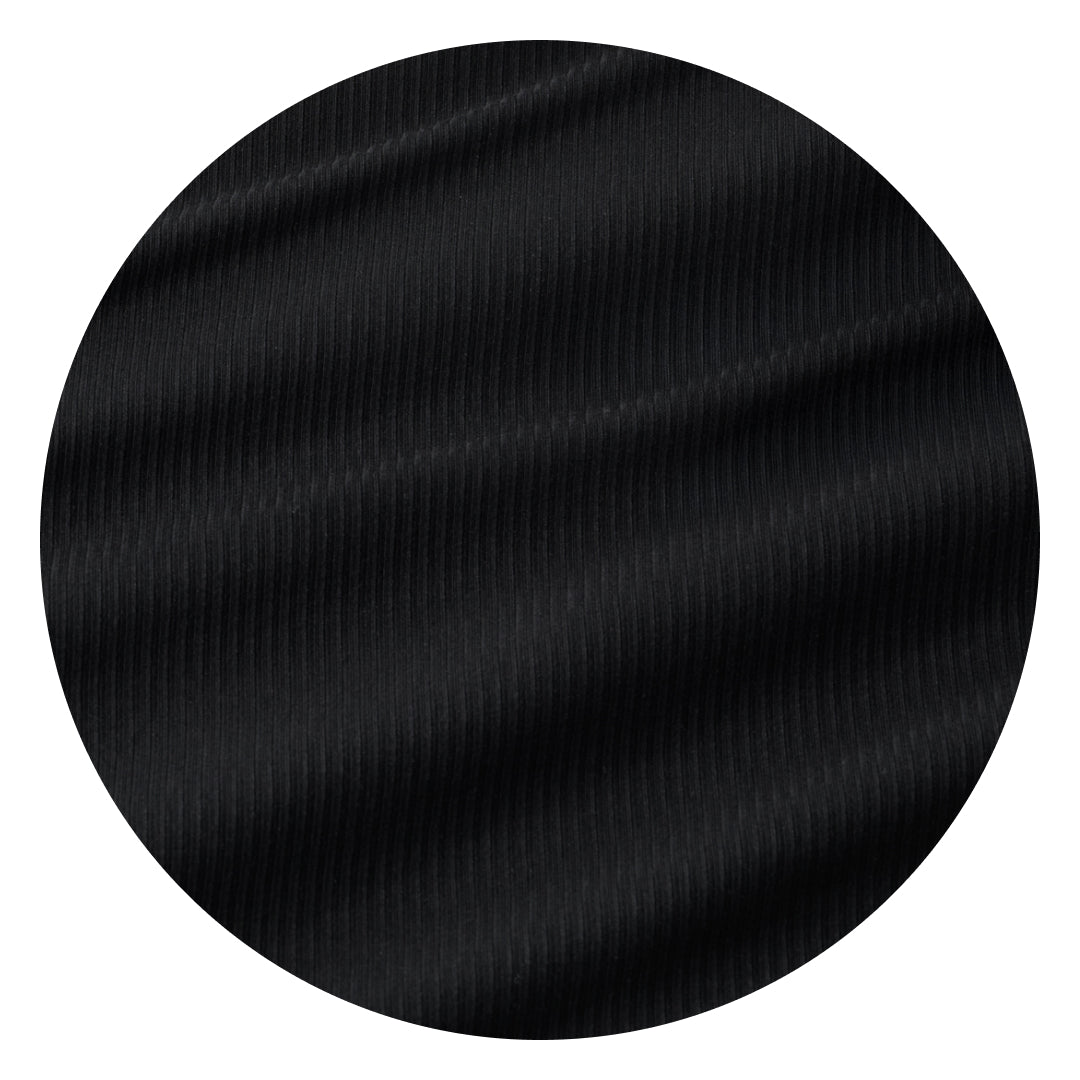 Black Ribbed swatch