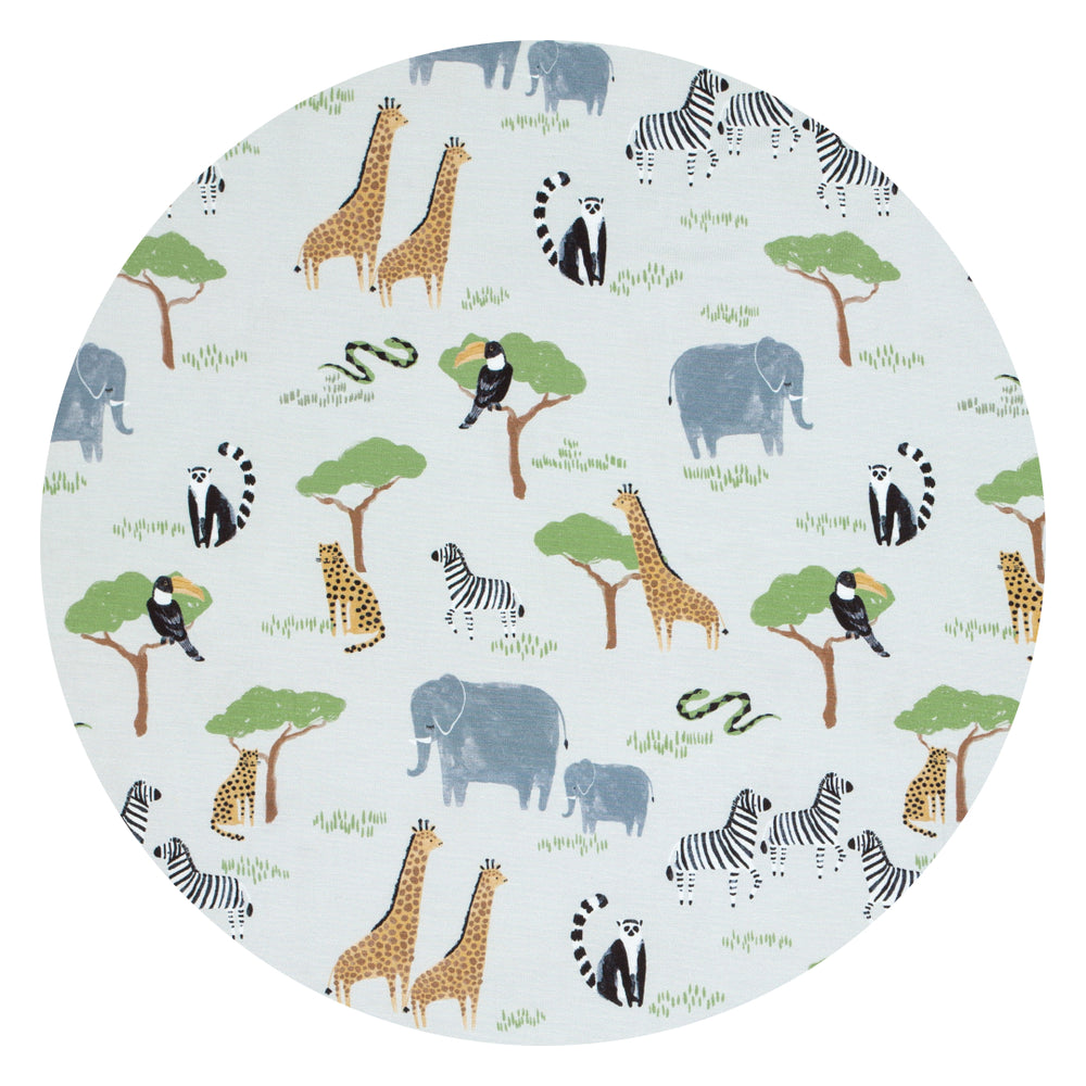 Click to see full screen - Swatch of Safari Friends print