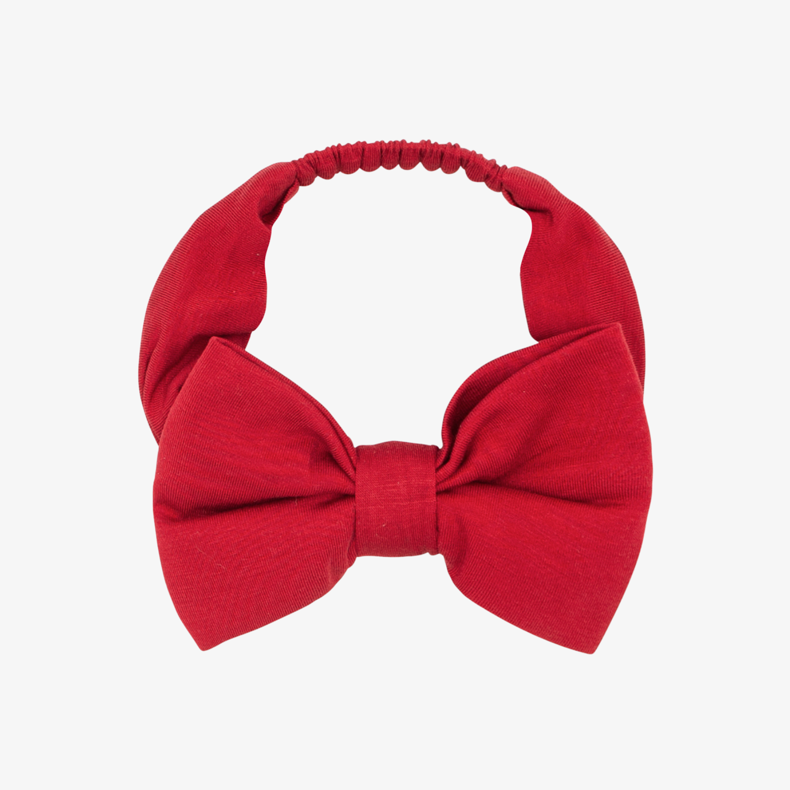 Holiday Red luxe bow headband in kid size