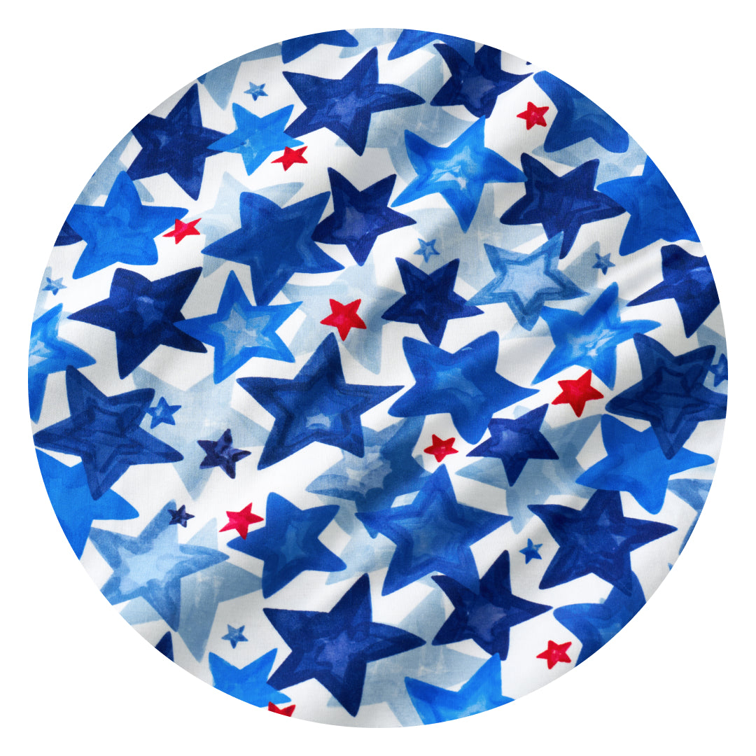 Starry splash print swatch