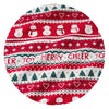 Festive Fair Isle swatch