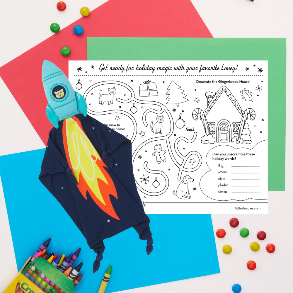 image of Astro the Rocket and a free printable pdf