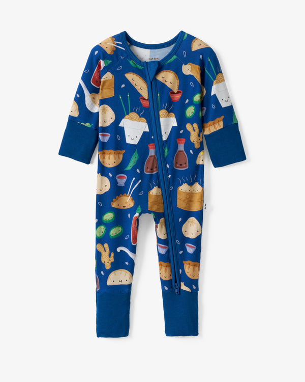 Flat lay of the Bao Buddies Zippy