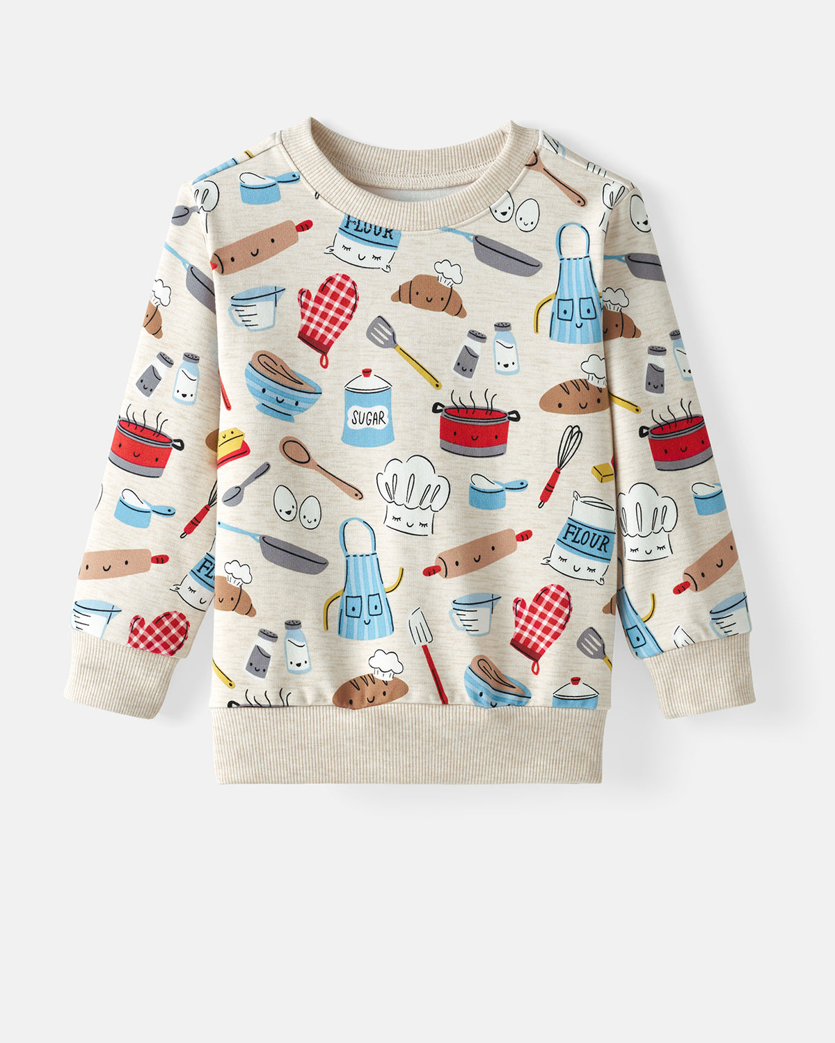 Flat lay of the Little Chef Crewneck Sweatshirt