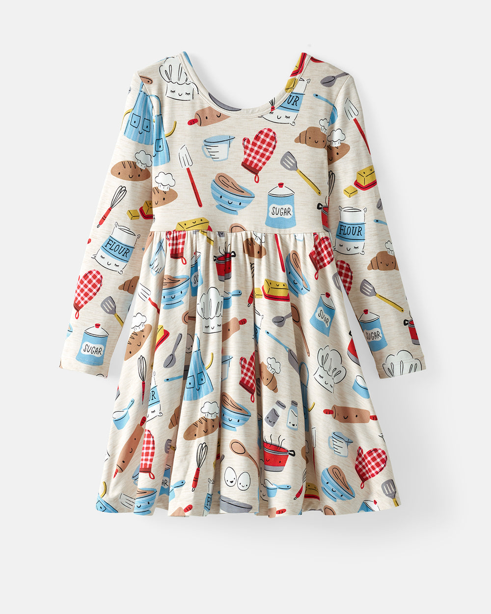 Flat lay of the Little Chef Twirl Dress