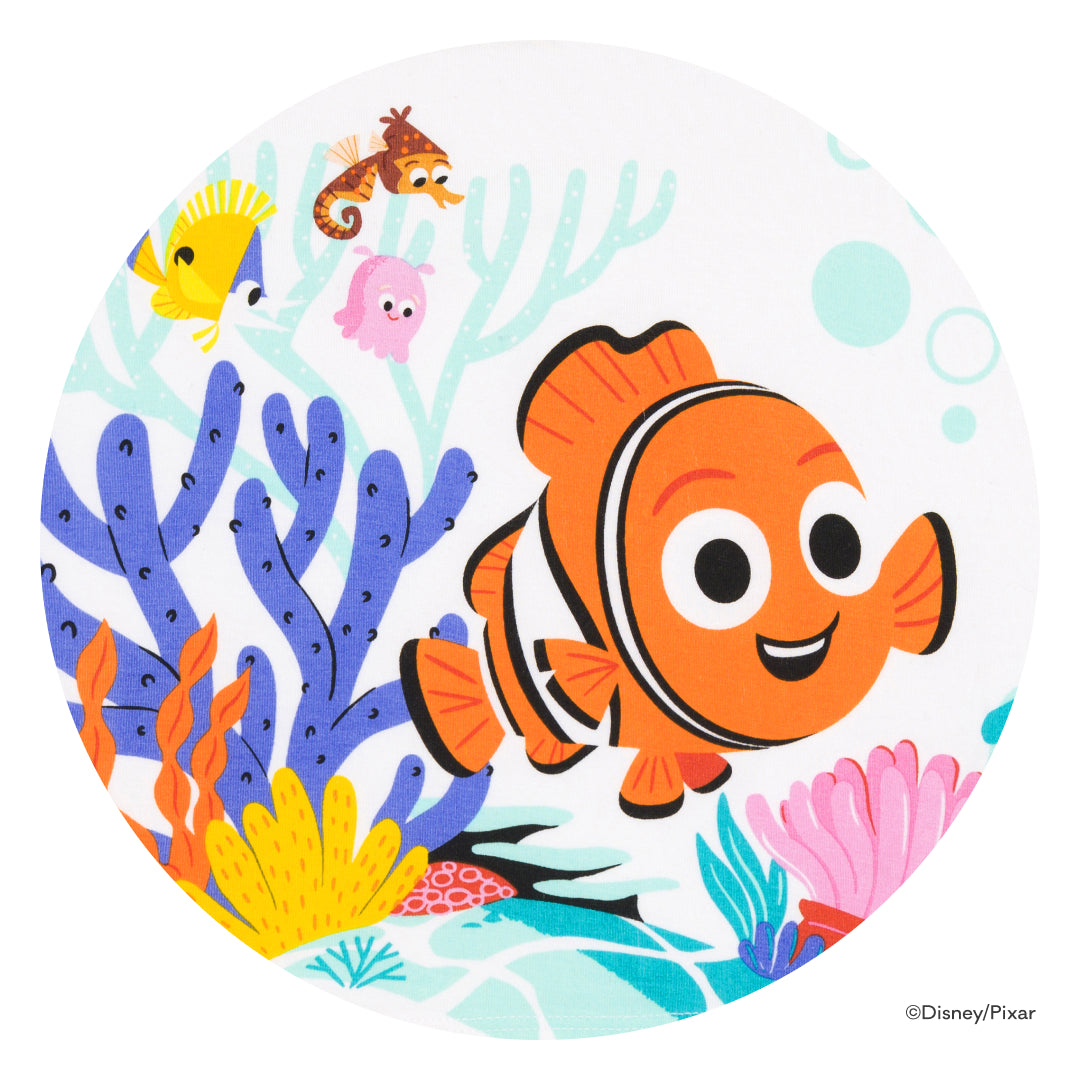 Swatch of a Disney Nemo Puff Sleeve Tee