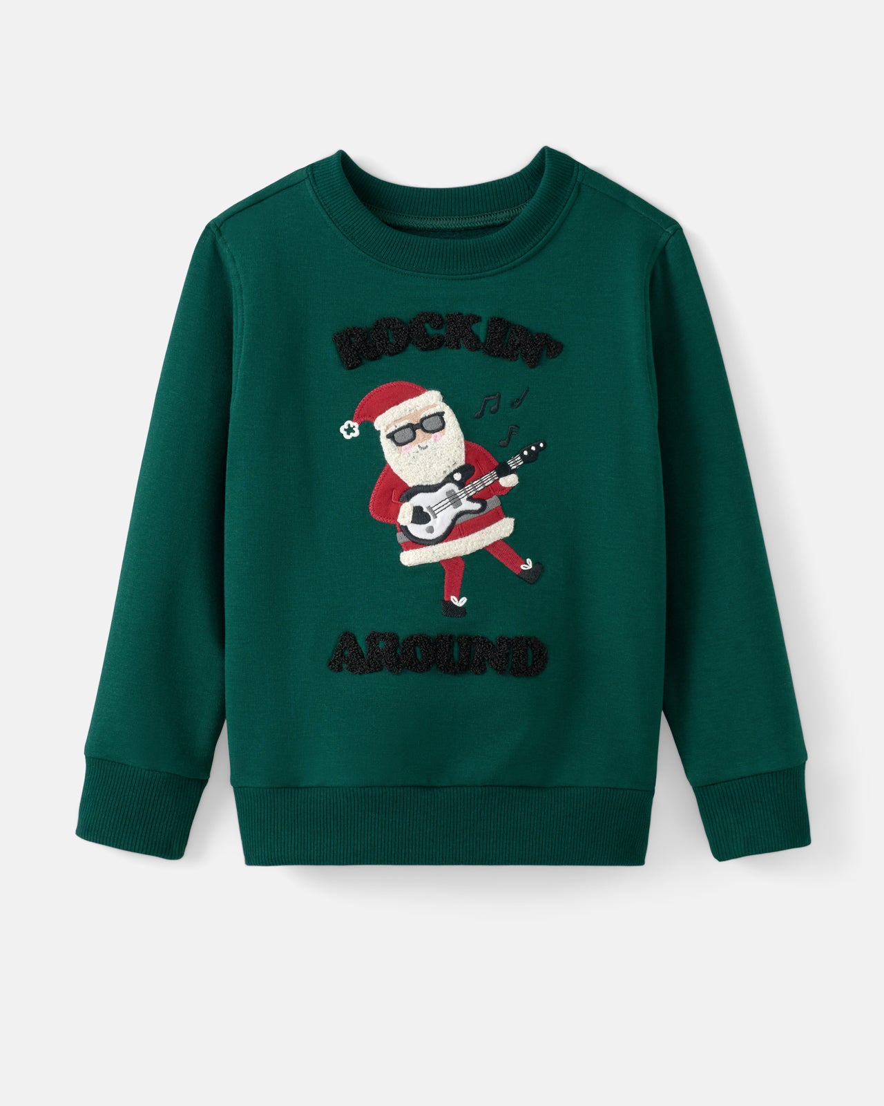 Rockin' Santa Crewneck Sweatshirt | Little Sleepies