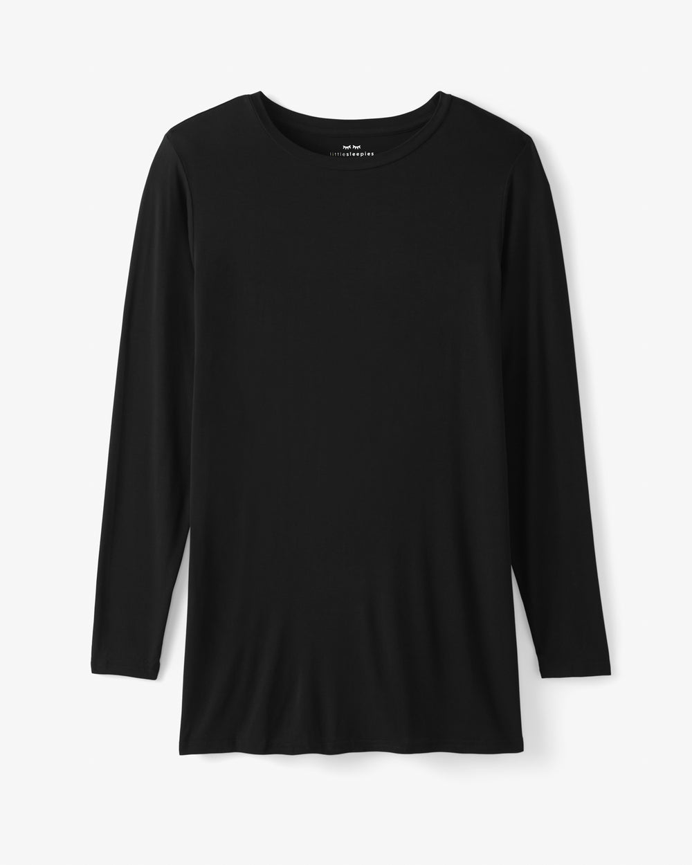 Flat lay of the Black Men's Pajama Top