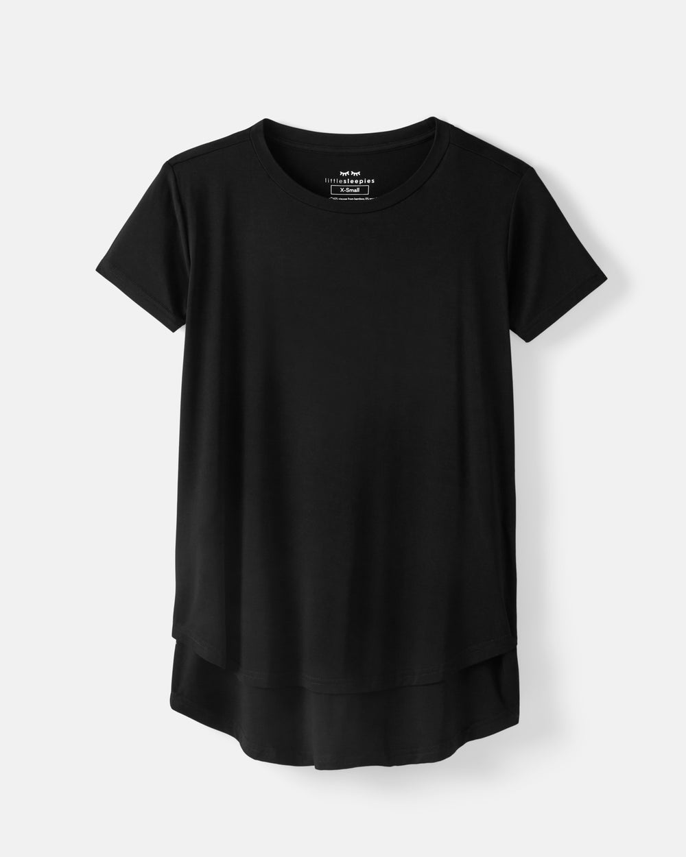 Flat lay of the Black Women's Nursing Top