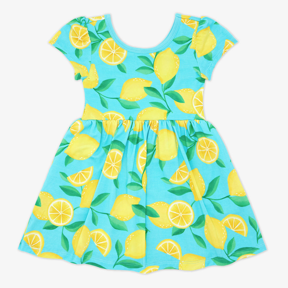 Blue Sunny Citrus Skater Dress 2T | Little Sleepies Blue Sunny Citrus Skater Dress 2T | Little Sleepies