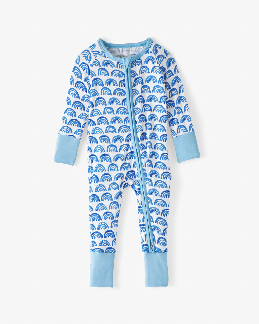 Flat lay of the Blue Rainbows Zippy