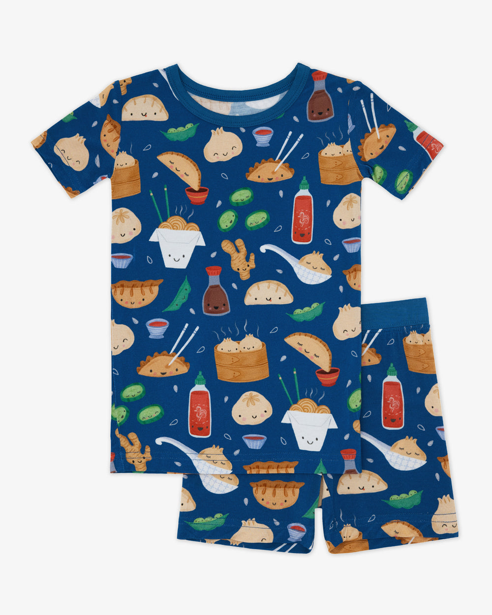 Bao Buddies Two-Piece Short Sleeve & Shorts Pajama Set