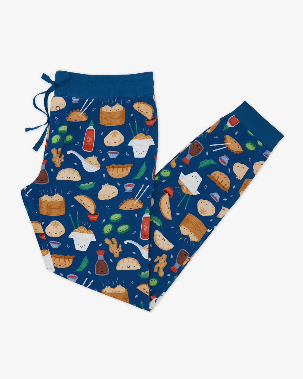 Flat lay of the Bao Buddies Women's Pajama Pants