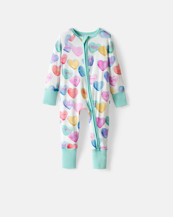 Flat lay of the Candy Cuties Zippy