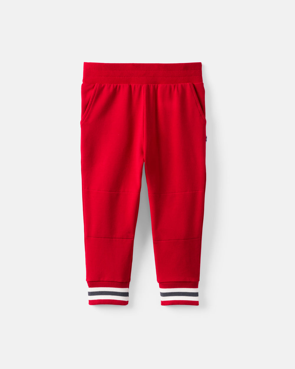 Flat lay of the Candy Red Jogger