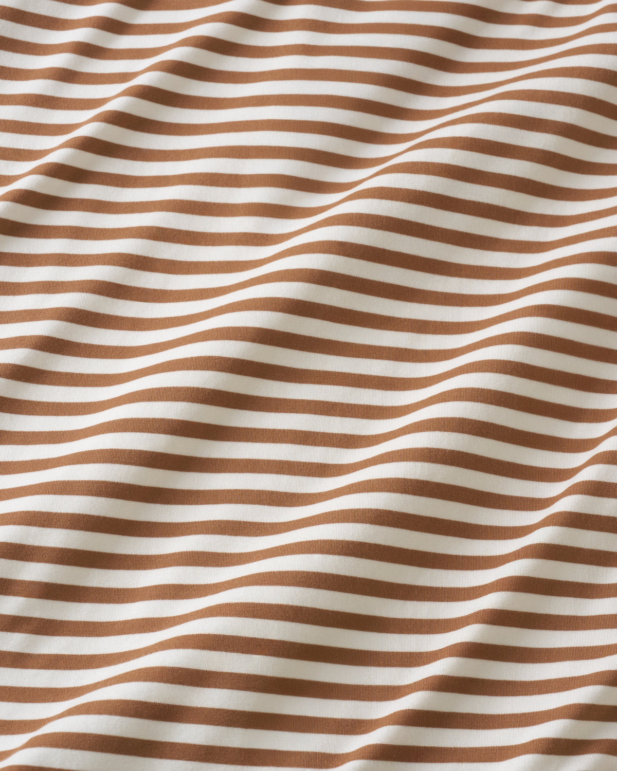 Close up of the Chestnut Brown Stripe fabric