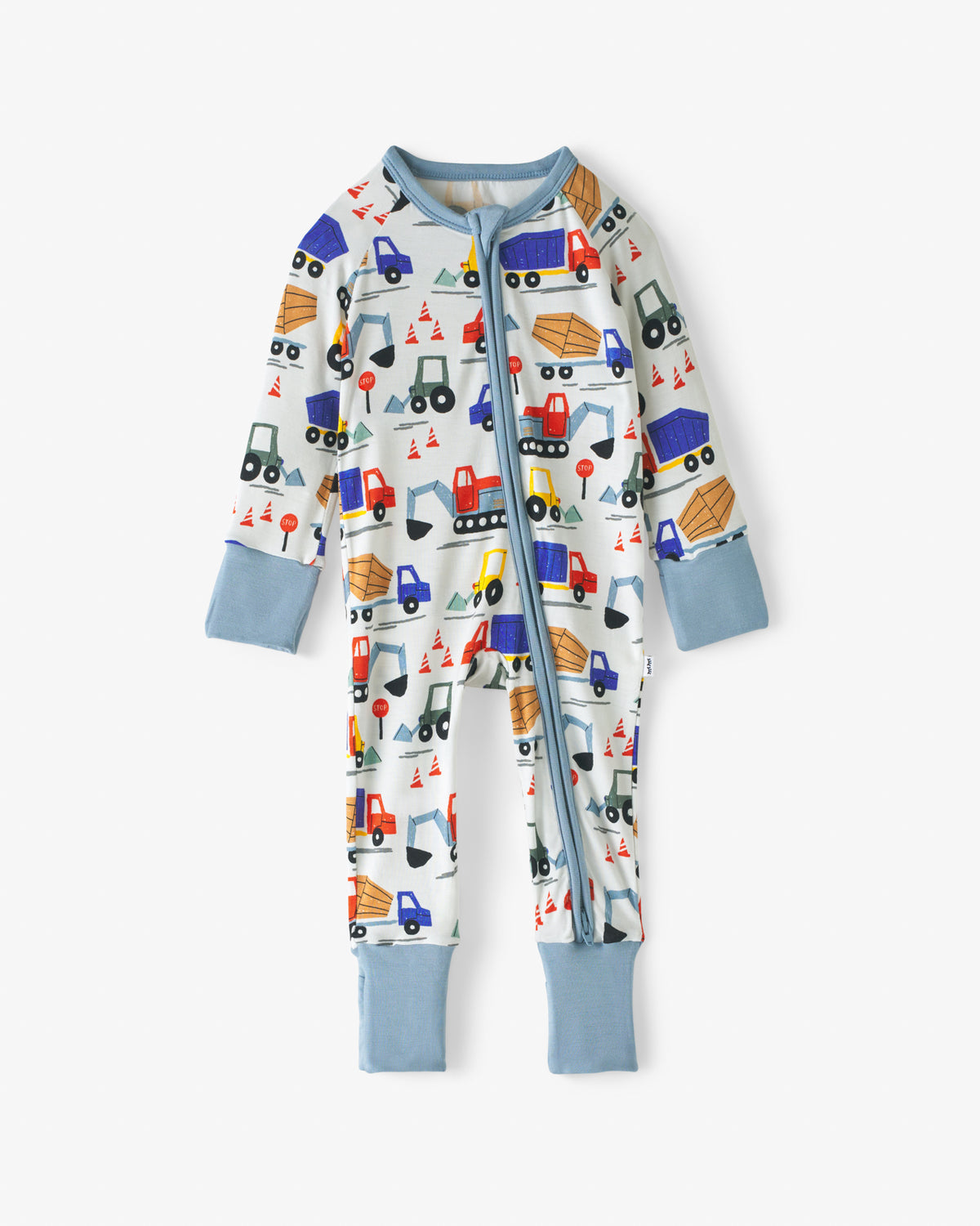Flat lay of the Construction Zippy