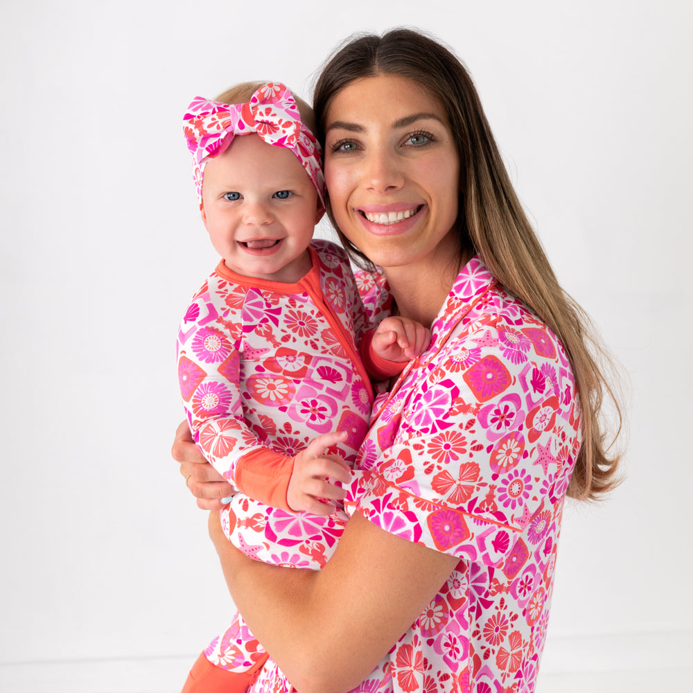 Coastal Gems Women's Short Sleeve & Shorts Pajama Set