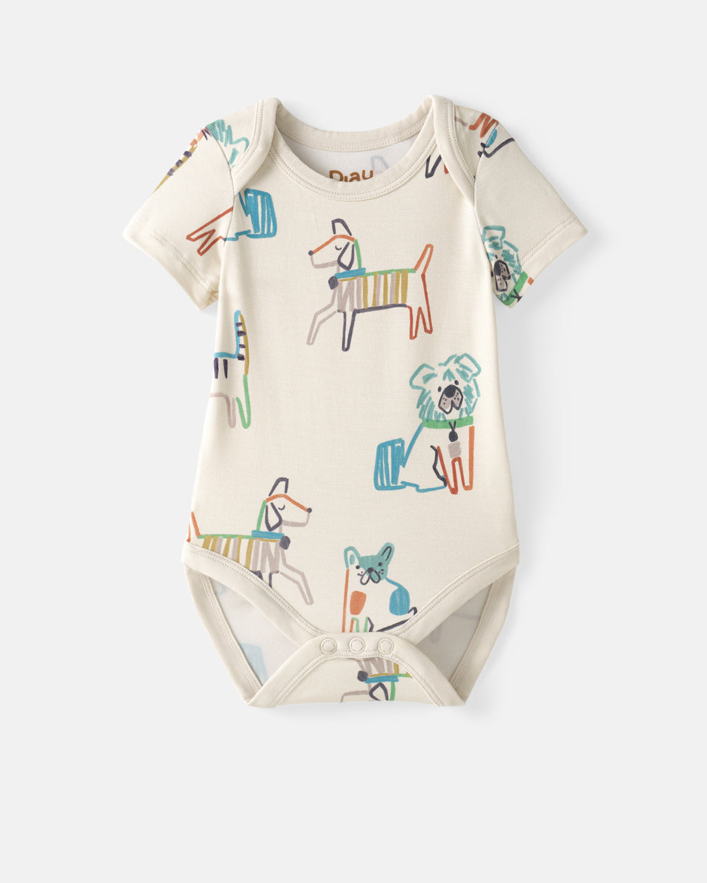 Flat lay of the Whiskers & Wags Bodysuit