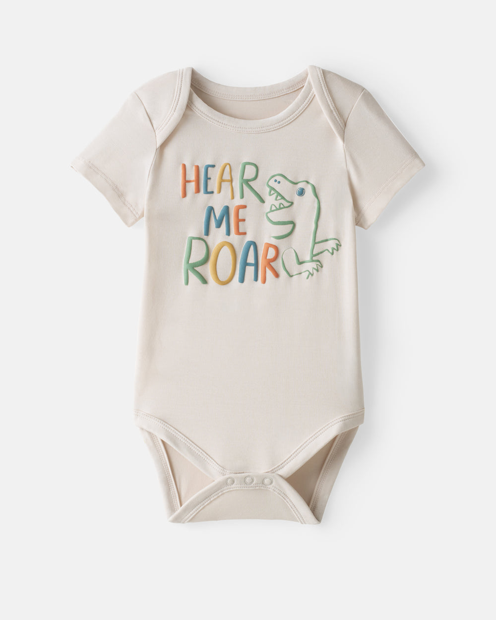 Flat lay of the Hear Me Roar Bodysuit