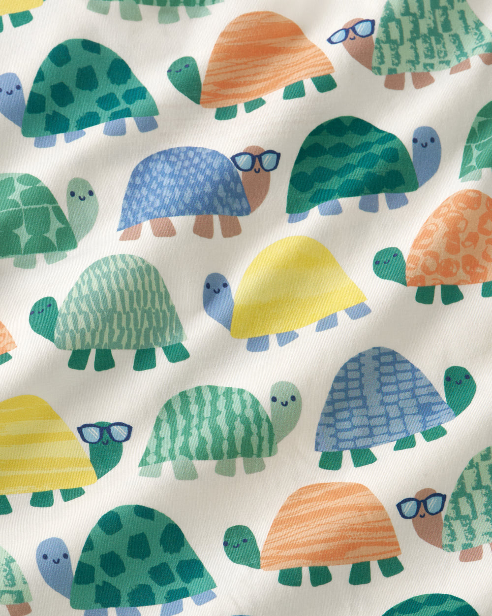 Close up of the Shell Parade fabric