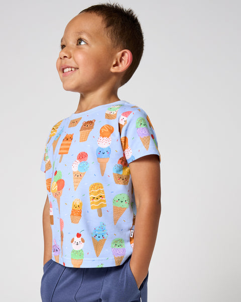 Scoop Squad Relaxed Tee | Little Sleepies