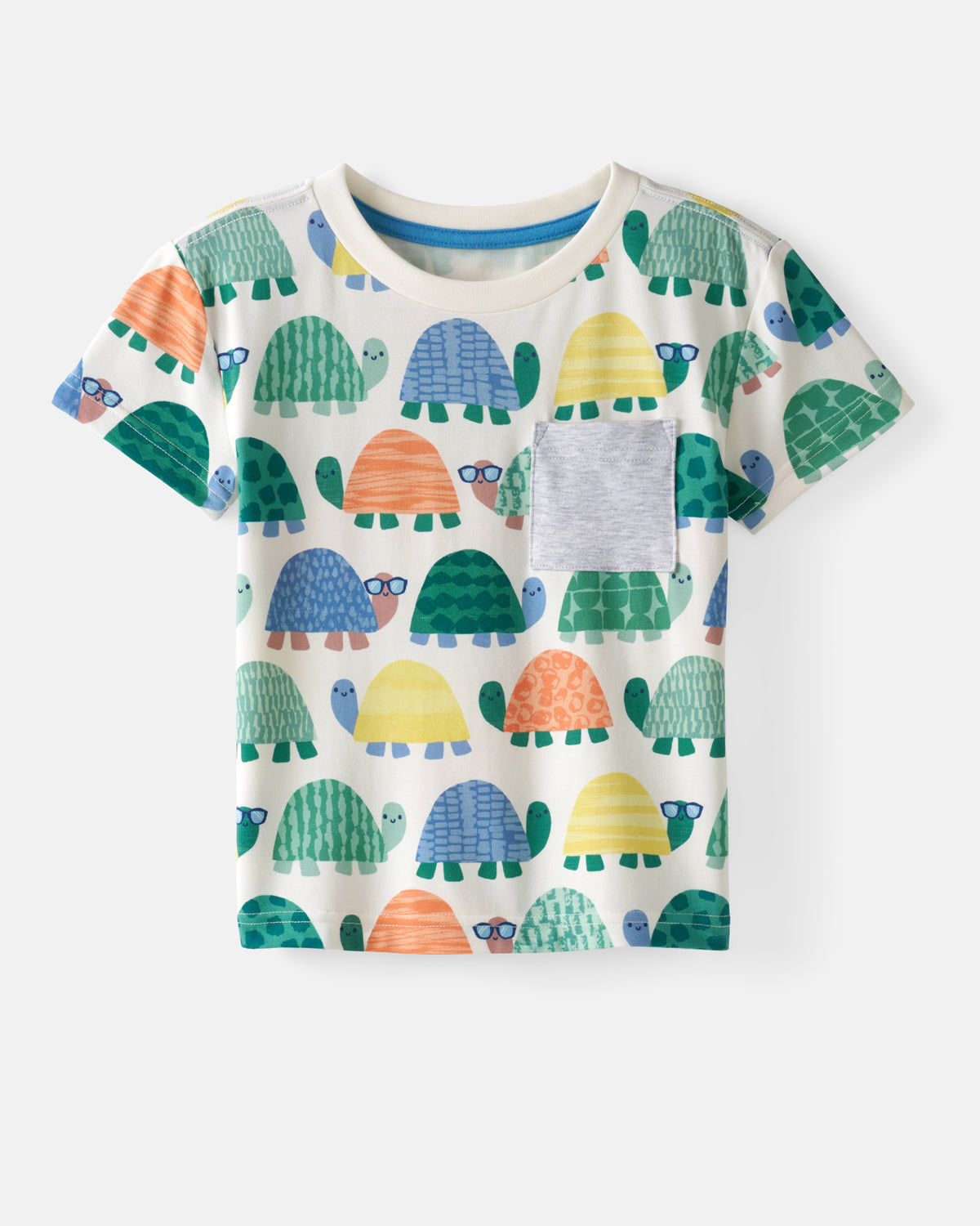 Flat lay of the Shell Parade Relaxed Pocket Tee
