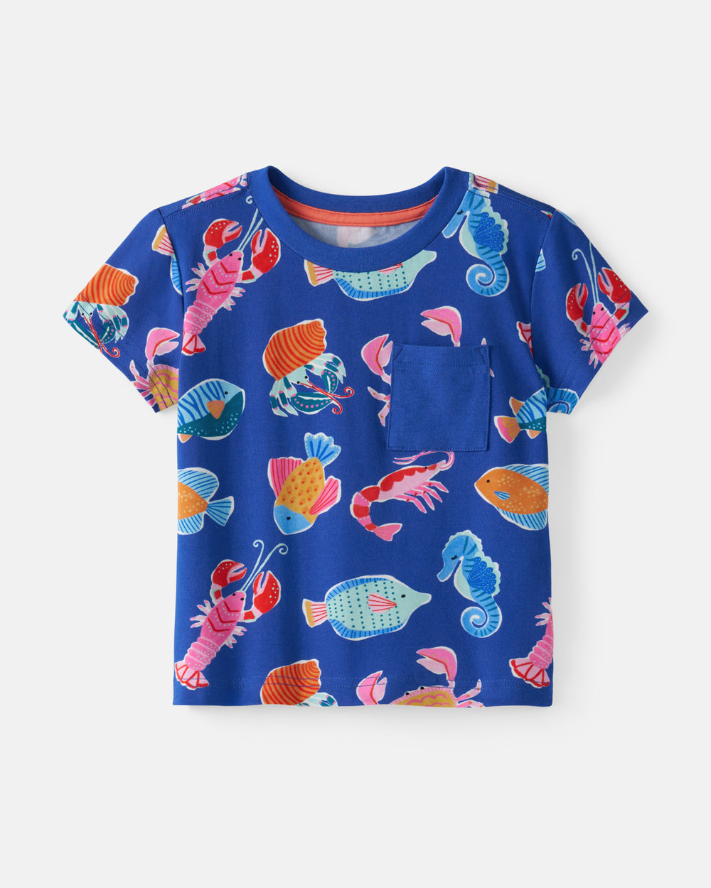 Flat lay of the Tidepool Party Relaxed Pocket Tee