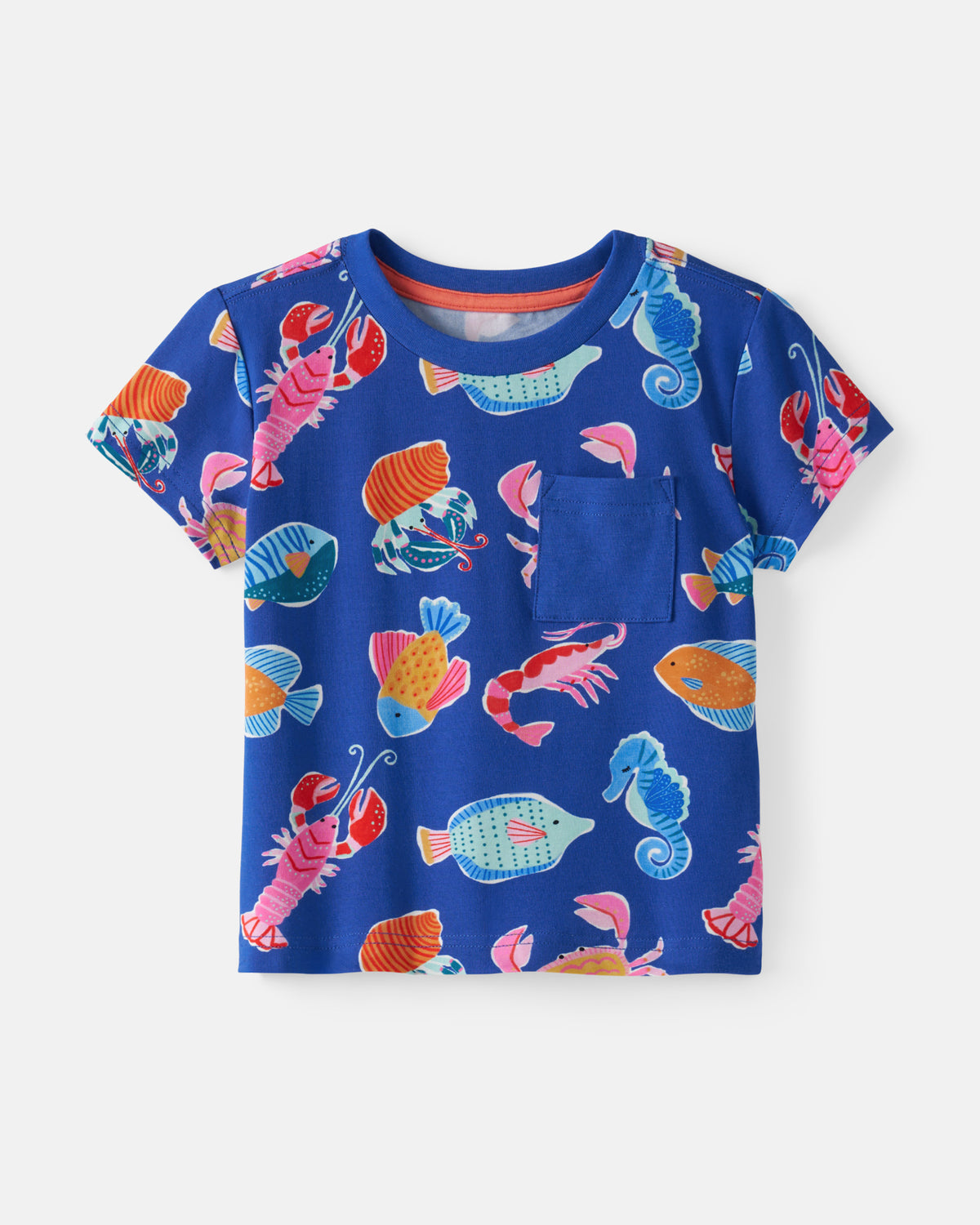 Flat lay of the Tidepool Party Relaxed Pocket Tee