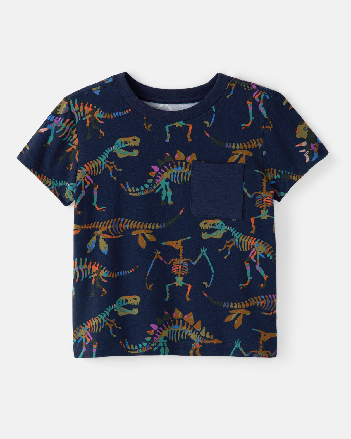 Flat lay of the Fossil Quest Relaxed Pocket Tee