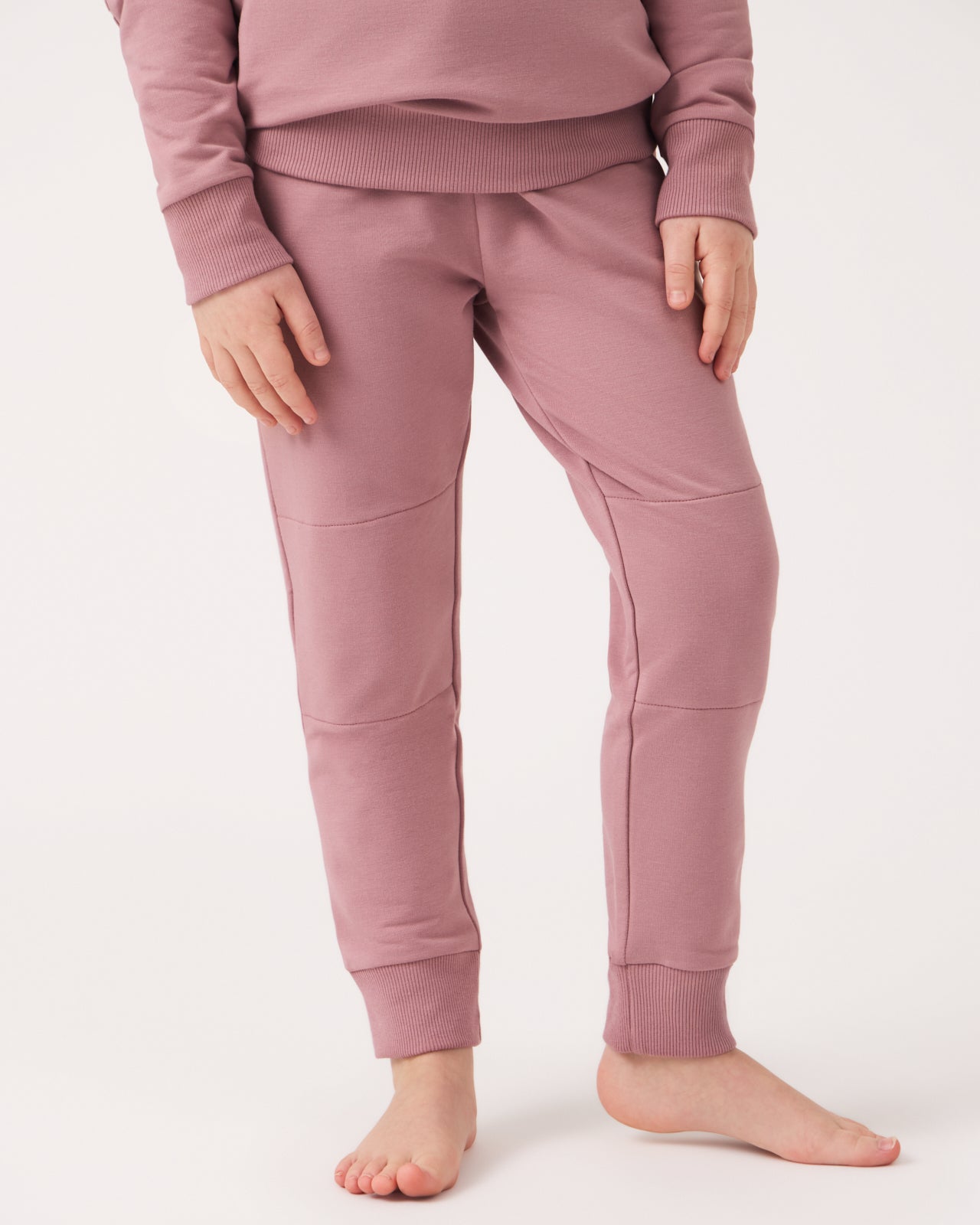 Close up of girl wearing the Rosewood Jogger