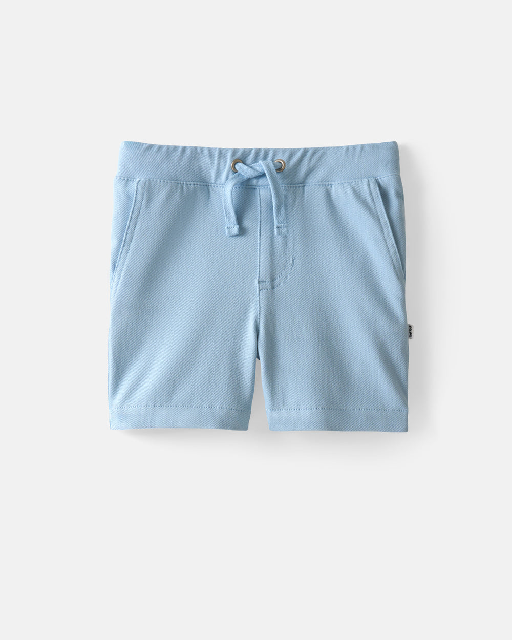 Flat lay of the Gentle Blue Chino Shorts