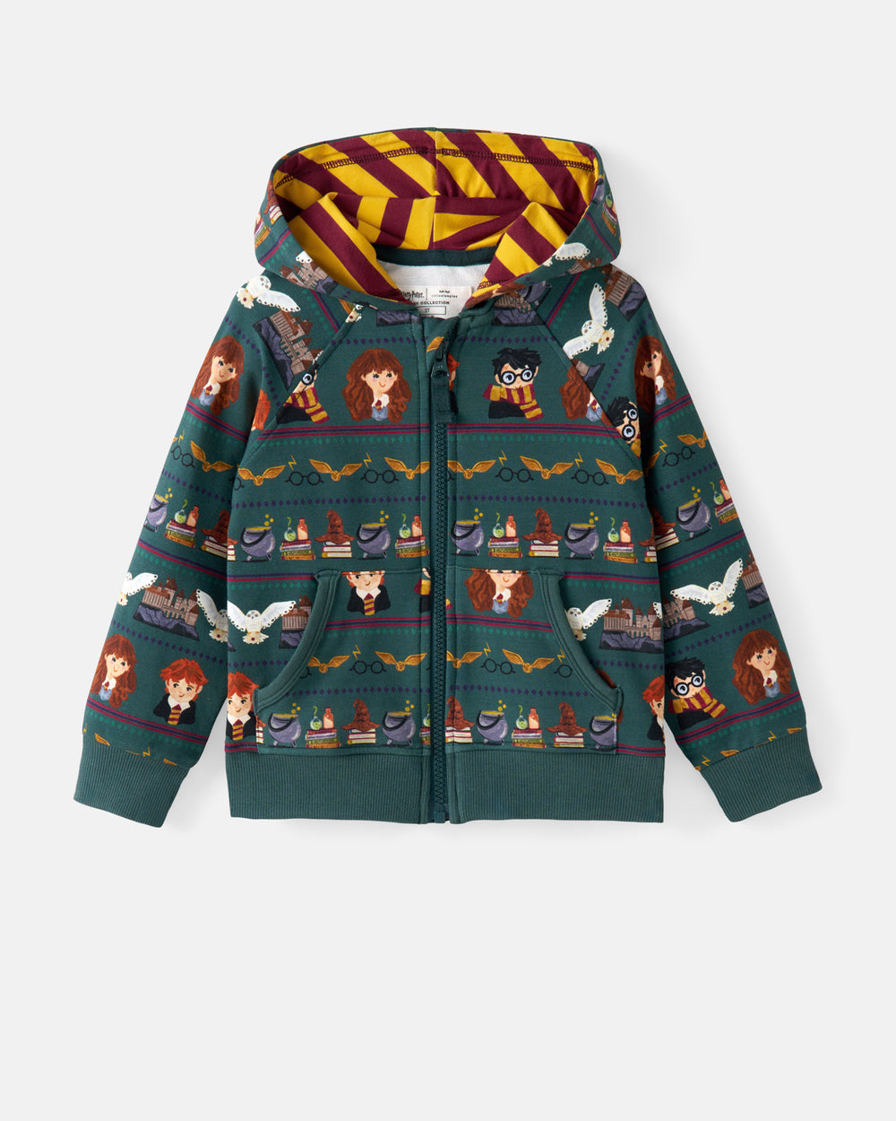 Flat lay of the Harry Potter™ Spellbinding Studies Zip Hoodie