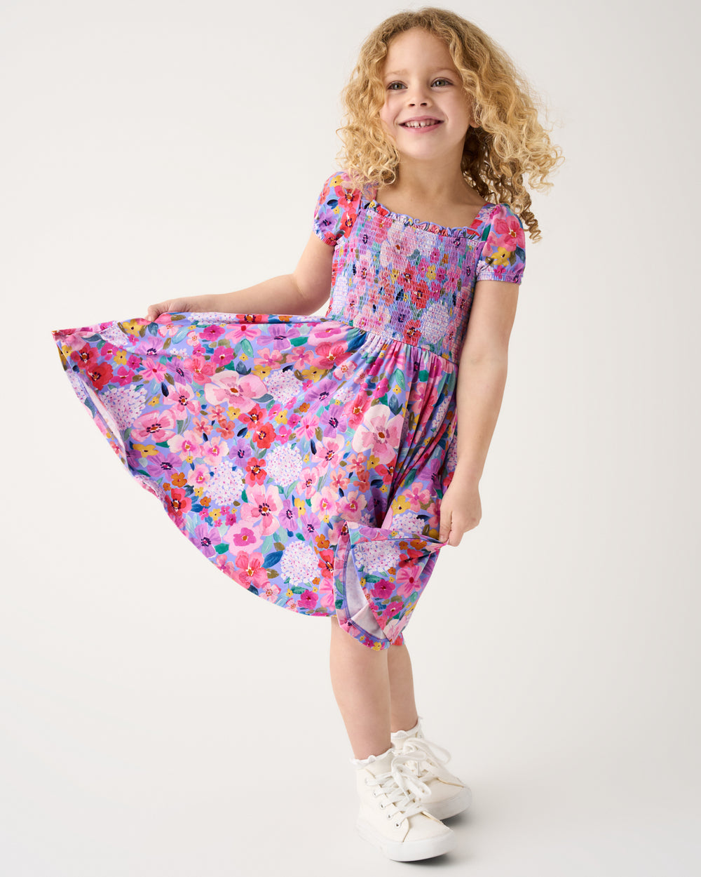 girls smocked dresses Big Sister Smocked Dress I Poppy Kids Co 24m