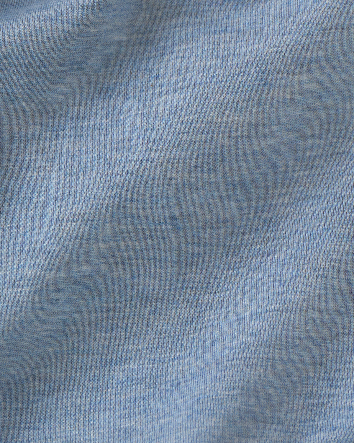 Close up of the Heather Blue fabric