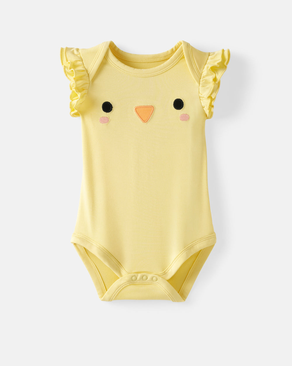 Flat lay of the Little Chickie Flutter Bodysuit