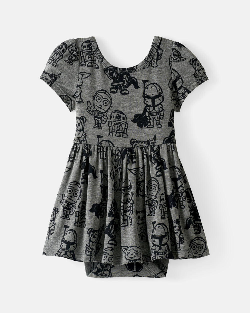 Flat lay of the Star Wars Far, Far, Away Friends Skater Dress with Bodysuit