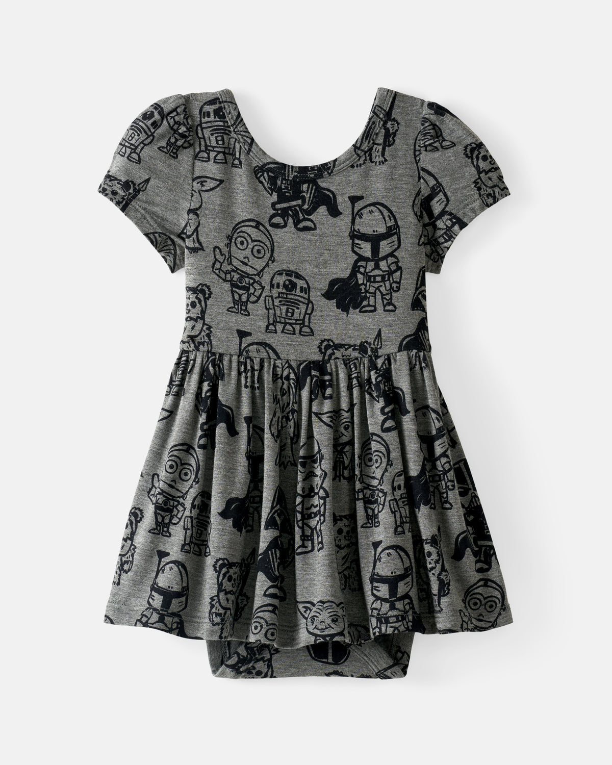 Flat lay of the Star Wars Far, Far, Away Friends Skater Dress with Bodysuit
