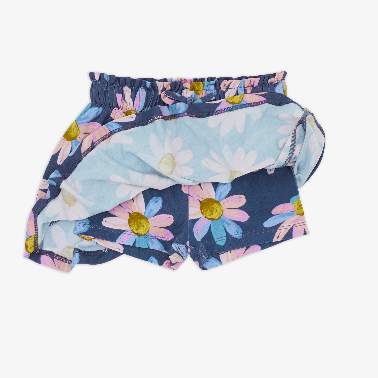 Flat lay of the Daisy Blooms Skort revealing the built in shorts