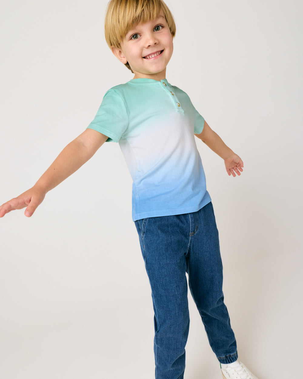 Crystal Cove Henley Tee