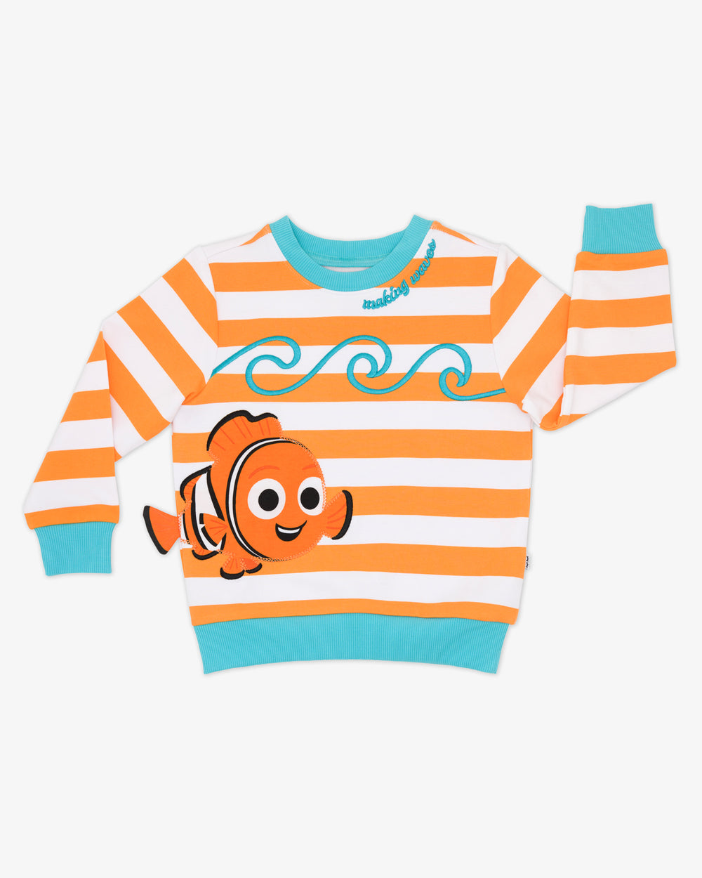 Flat lay of the Disney Nemo Crewneck Sweatshirt