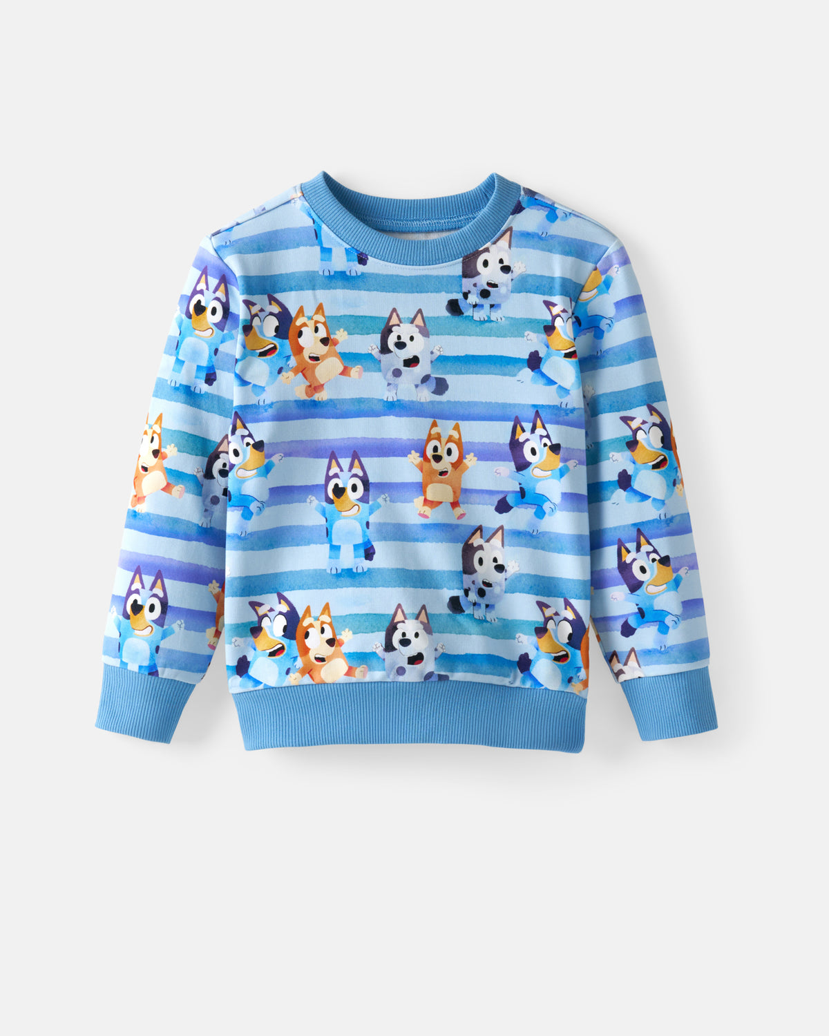 Flat lay of the Bluey Dance All Day Crewneck Sweatshirt