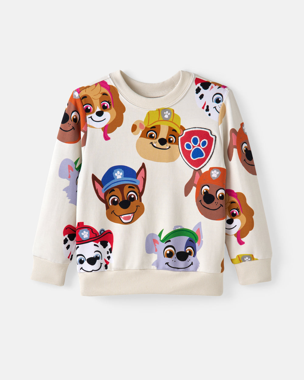 Flat lay of the PAW Patrol Rescue Ready Crewneck Sweatshirt