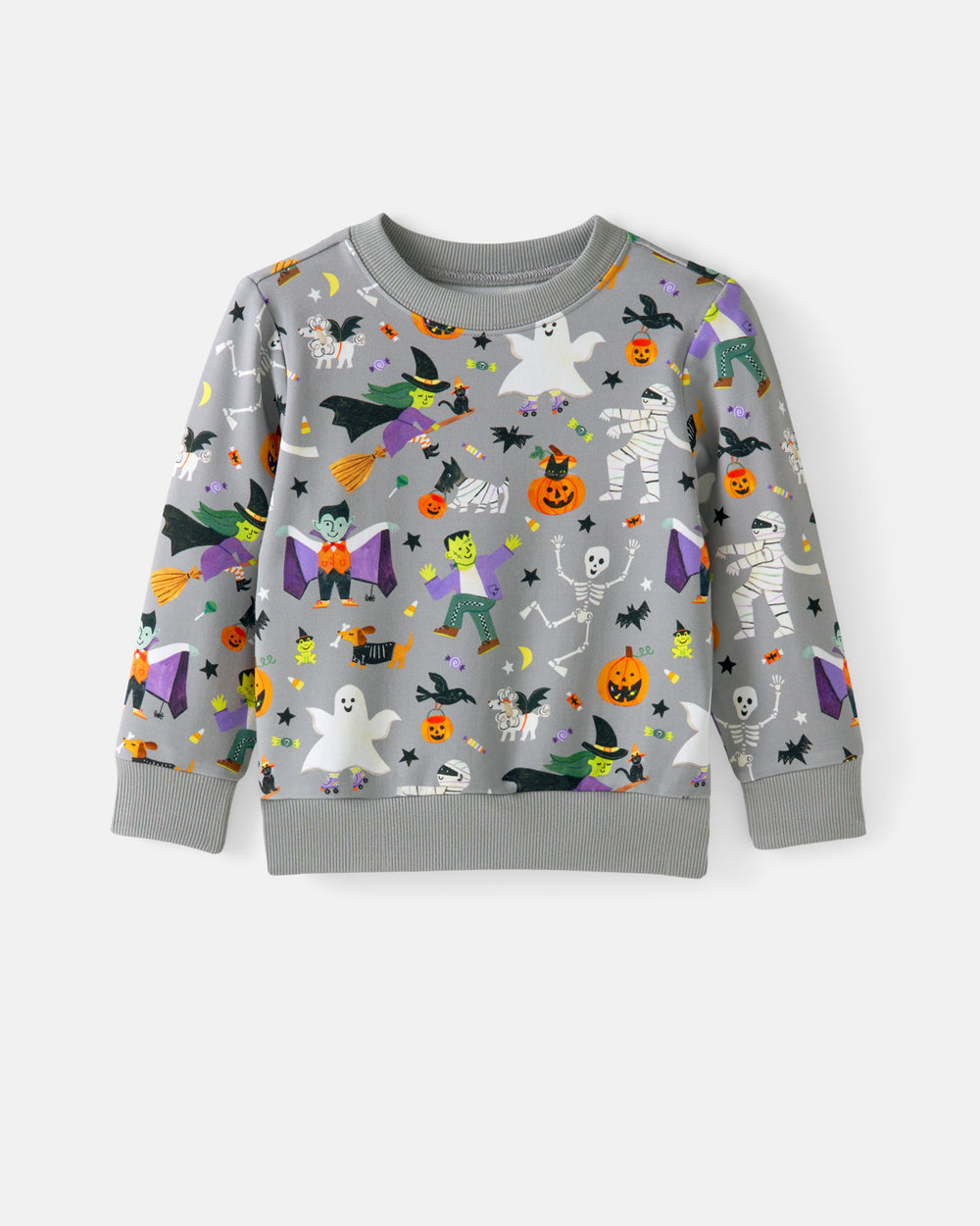 Flat lay of the Dracula's Disco Crewneck Sweatshirt