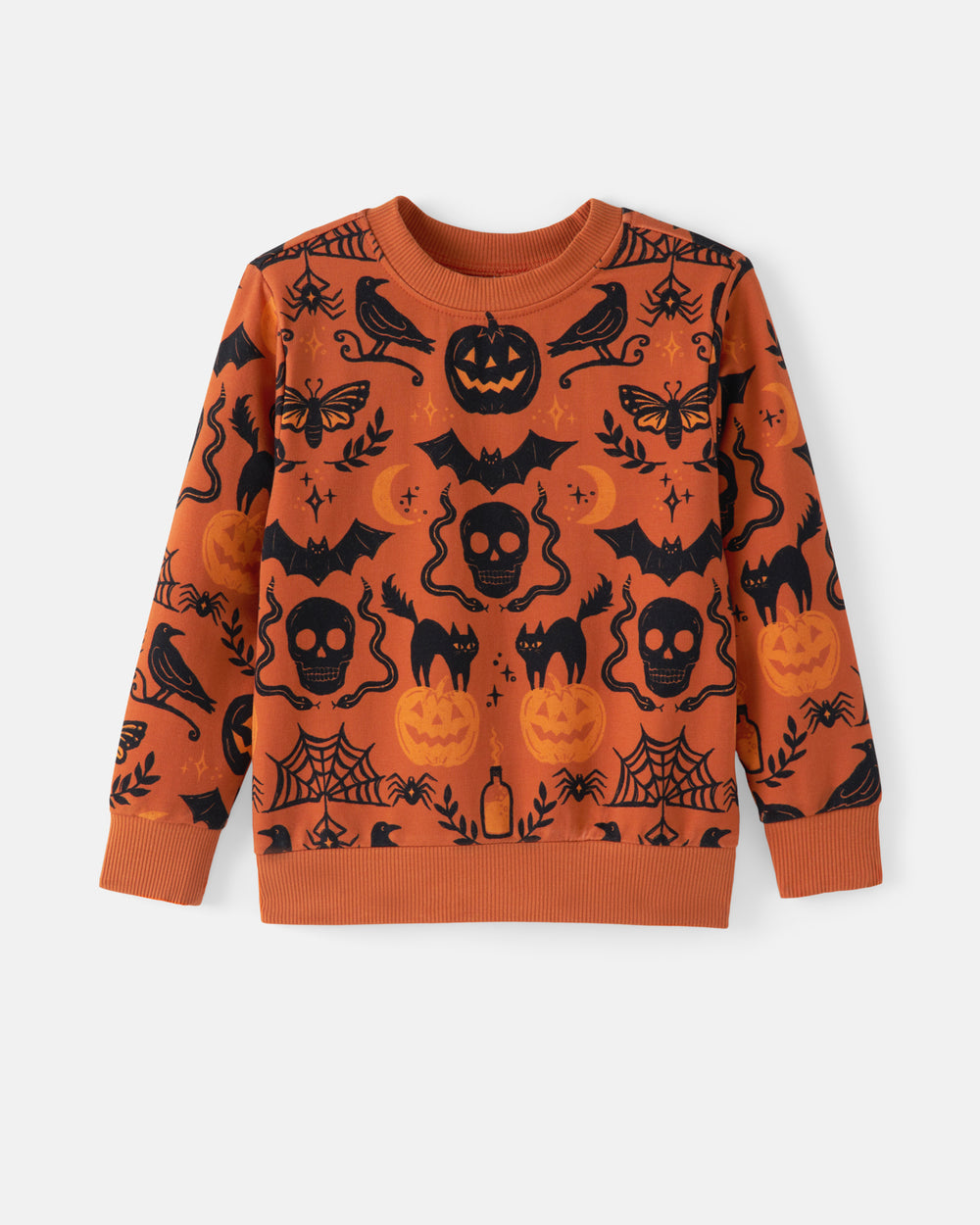 Flat lay of the Midnight Mischief Crewneck Sweatshirt