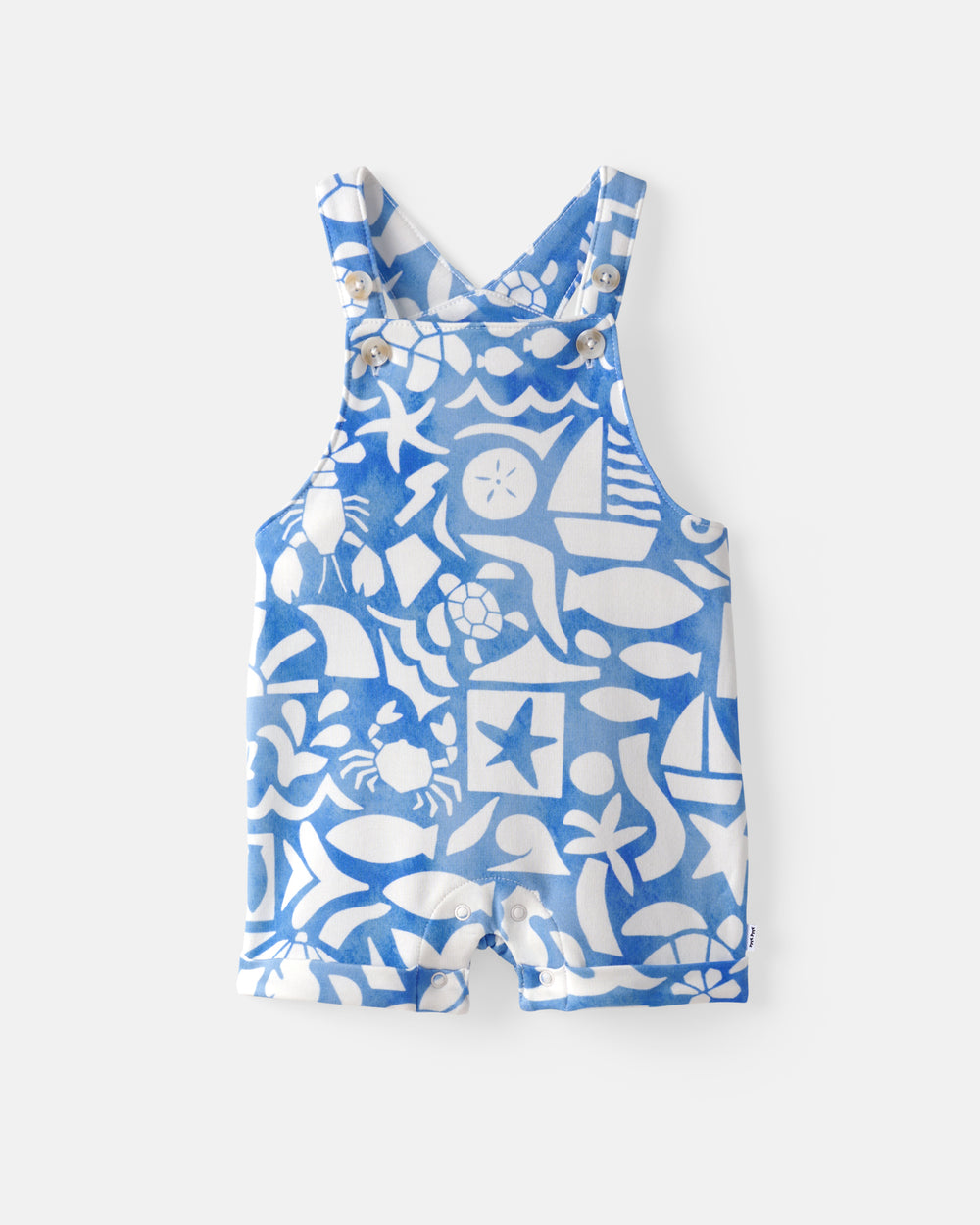 Flat lay of the Summer Shores Shorty Overall