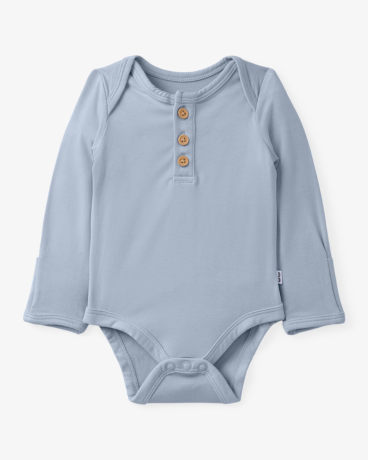 Flat lay of the Light Fog Henley Bodysuit