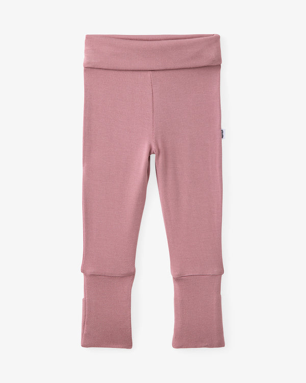 Flat lay of the Rosewood Fold-Over Legging