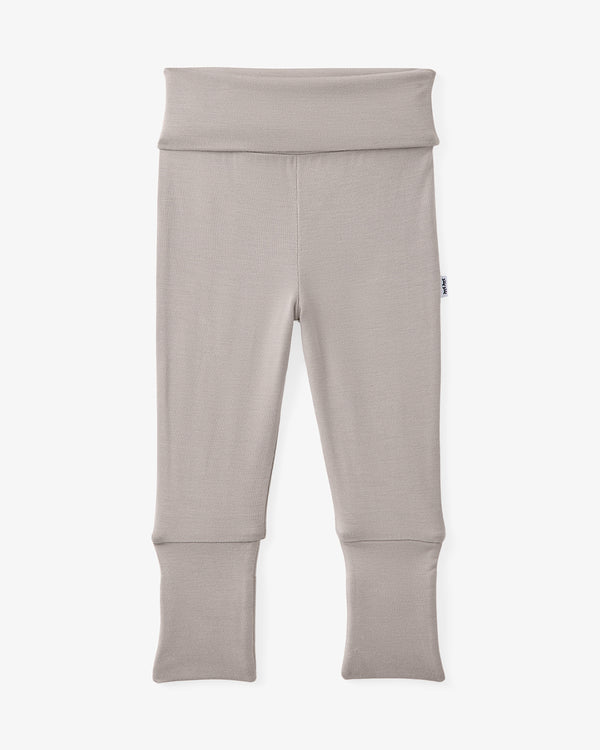 Flat lay of the Dove Gray Fold-Over Legging